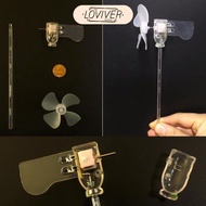 LOVIVER DIY Horizontal Wind Generator Micro Wind Turbines Generator Set Kits, 360 Degree