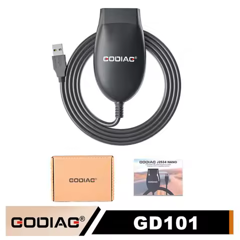 GODIAG GD101 J2534 Passthru Diagnostic Cable for Ford Mazda/ Honda/ Toyota/ Renault/ Forscan/ ScanMa