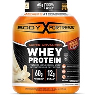 (mdc006)Body Fortress Super Advanced Whey Protein Powder Vanilla Immune Support (1) Vitamins C & D P