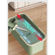 Michuang Rectangular Wash Mop Bucket Extended Mop Bucket Squeeze Bucket Single Bucket Mop Basin Plas