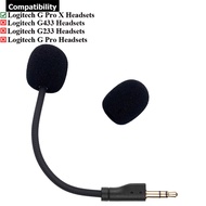 For Logitech G433 G233 GPro GPROX G Pro X Gaming Headphone Game Mic Microphone Cable Replacement Cov