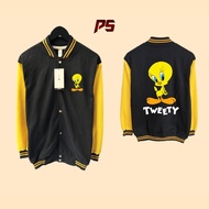 Tweety Bird Yellow Twice Varsity Jacket