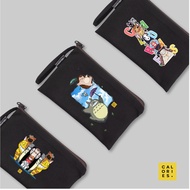 HITAM Pouch Black Anime Studio Ghibli Totoro Spirited away kiki delivery hpsg