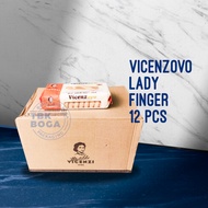 (1 box) Vicen zovo Biscuit Sponge (200 gr x 12 pcs) Matilde Vicnzi Biscuit Sponge Tiramisu