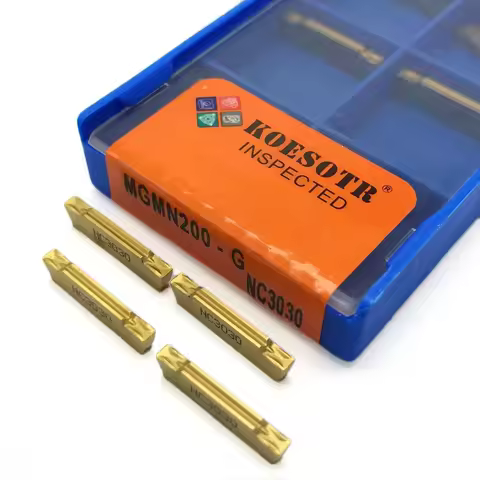 Cutter Carbide Inserts MGMN200 G NC3020 NC3030 PC9030 Hard Alloy Blade Tool MGMN 200 NC3020 NC3030 C