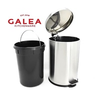 Stainless Steel Trash Can / Round Trash Can Step Injak 3 5 8 12 20 30 Liter BET-7