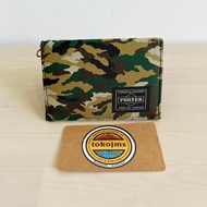 Porter Ghillie Pass Card Wallet Camouflage (Preloved Japan)