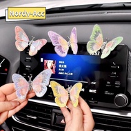 Bestseller 3D Moving Butterfly Car Decor Fluttering Dashboard Ornament Kinetic Wind Swing Cute Heali
