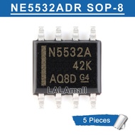 5pcs N5532A SOP-8 NE5532AD SOP8 NE5532ADR SOP SMD Dual Low-Noise Operational Amplifier new original