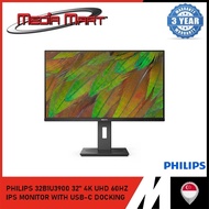 PHILIPS 32B1U3900 32" 4K UHD 60HZ IPS MONITOR WITH USB-C DOCKING