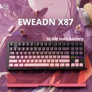 EWEADN X87 10000mAh 87 Mechanical Keyboard Phoenix linear Switch Custom Full-Key Hot-Swappable Keybo