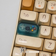 Jilai Cat 1.75u Game Console Keycap Translucent PBT Translucent Mechanical Keyboard Keycap