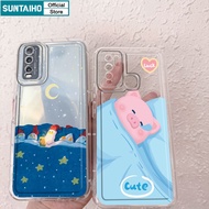 Suntaiho OPPO Bumper Casing Lovely Pig Oppo A16-4G Oppo A16S A54S Oppo A5S A7 2018 AX5S AX7 A7N Oppo A12 A12S Oppo A11K Oppo A15 A15S Soft Case TPU Shockproof Cassing