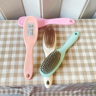 (1 Piece) Shoe Brush Multipurpose Pastel Color Size 2.2*18 Cm. Plastic Handle Strong And Durable Eas