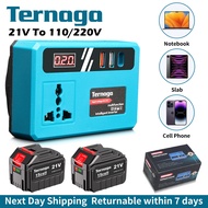 Ternaga lnverter 18v to 220v MT Battery 20V 2Lithium Battery DC 21V To 220V for Outdoor Converter Ad