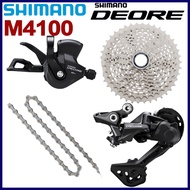 【COD】SHIMANO DEORE M4100 M5120 M6000 10 Speed Groupset Right Shifter RD M4120 SGS SL-M4100 RD-M5120