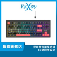 [Foxxray] FXR-BKL-S96 Wired Film Keyboard Ultra-Silent Red Axis Feel Spherical Keycap 19 Keys No Rus