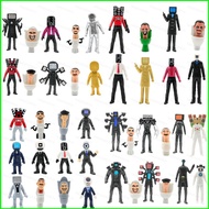 B4 8/10/12pcs Skibidi Toilet Action Figure Titan TV Man Titan Speaker Man Titan Monitor Man Toys For