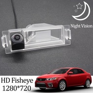HD 1280*720 Fisheye Rear View Camera For KIA Cerato Coupe/Forte Coupe 2008 2009 2010 2011 2012 Car P