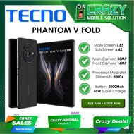 TECNO Phantom V Fold 5G (12GB+512GB) |7.85" FHD+ Display I Dimensity 9000+ I Foldable Dual 120Hz AMO
