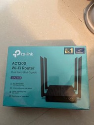 全新 包膠 Tp link AC1200 WiFi Router Archer C64