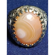 Chalcedonynatural, NUMBER 6/9 Silaianman Motif Stone/, NUMBER 6/9
