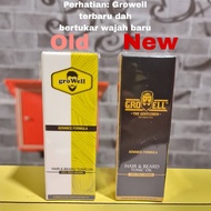 [🚀Fast Delivery ] ⭐️Lebatkan Rambut dalam 2minggu❗️⭐️GROWELL HAIR AND BAERD OIL TONIC/TONIK RAMBUT DAN JANGGUT 30ML