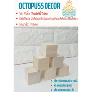 Square Pine Wood 1x1x1cm, 2x2x2cm 3x3x3cm,4x4x4cm,5x5x5cm Making decor decorations, children's toys,