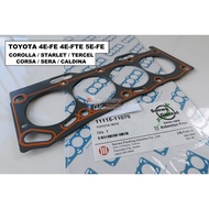 SANWA Japan Graphite Head Gasket OEM P/N 11115-11070 Toyota Corolla Starlet Tercel Cynos 4EFE 4EFTE 