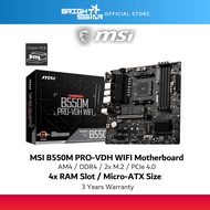 MSI B550M PRO-VDH WIFI AM4 MATX Motherboard