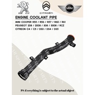 ENGINE COOLANT PIPE (MINI R55 R56 R57 R58 R60 R61 / PEUGEOT 208 2008 308 3008 RCZ / CITREON C4 C5 DS