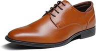 Men's Dress Oxfords Business Derby Shoes,Brown,Size 7,SBOX221M