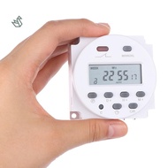 [Boomfashion] Digital timer DC /AC 12V 16A LCD display programmable timer OVP switch [MY]