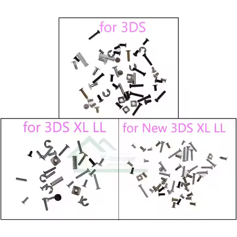 5sets Replacement For Nintendo 3DS XL LL Console Shell Screws Set For New 3DS XL LL Game Console She
