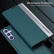 Samsung A35 5G Case Luxury Flip Plating Leather Cover For Samsung Galaxy A35 5G 2024 Magnetic
