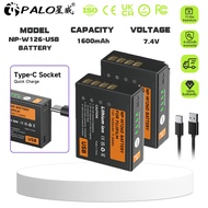 PALO NP-W126  USB Charging for Fujifilm X100V X100F XA3 XA7 XA10 XE2  XT20 XT200 X-T30 II XS10 XPro3