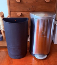 Simplehuman stainless steel trash bin 30L 不鏽鋼垃圾桶，30公升腳踏型