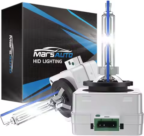 D3S HID Bulbs, 6000K Cold White, 3500H, Waterproof, 350% Brightness, 5-Min Install, Pack of 2
