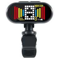Guitar Tuner Bass Tuner ET-10 Colorful Screen Display Rechargeable Tuner with Clip Mount for Electri