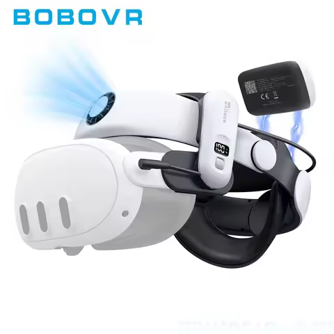 BOBOVR Head Strap Suitable for Meta Quest 3 M3 Max S3 Pro Super Strap with 10000mAh Battery M3 Serie