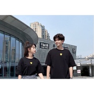 Couple clothes, couple t-shirts, boyfriends, girlfriends, twins, latest black heart ALOHA