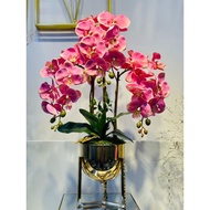 Bunga Hiasan Bunga Orkid Hiasan Rumah ORKID LATEX 3D LATEX Orchid Siap Gubah Bunga Hiasan dalam ruma