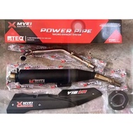 MVR1 POWER PIPE WITH HEAT GUARD FOR SNIPER 155 VVA