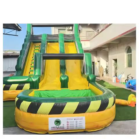 Inflatable Bouncer Slide Castle Commercial Children's Double Slide Inflatable Water Slide For Outdoo