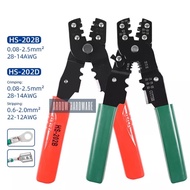 4 in 1 Multi functional HS-202B HS-202D Terminal Crimping Tool Terminal Crimper Pliers Crimp Tools
