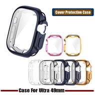 TPU Electroplated Cover Protective Case For iWatch Apple Watch Ultra 49mm Bumper protector Accessories