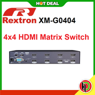 Rextron XM-G0404 4x4 HDMI Matrix Switch - Rextron 4 In 4 Out HDMI Switcher