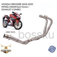 HONDA CBR250 CBR250RR PIPING MANIFOLD EXHAUST 51MM FULL SYSTEM