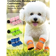 Small Dog Walking Shoes for Small Dogs Summer Anti-Mosquito Anti-Dirt Anti-Splashing Mesh Breathable