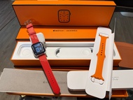 Apple watch Hermes 41mm Series 8 stainless steel silver (Rose Texes/Rouge  Piment  Jumping  Single T